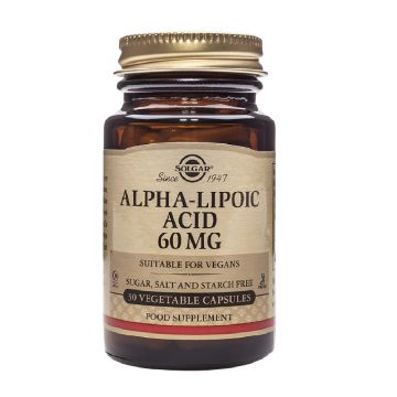 Solgar® Ácido Alfa-Lipoico 60 mg - 30 cápsulas vegetales