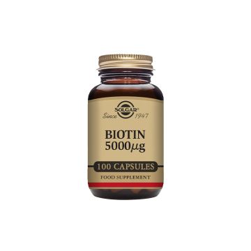 Solgar - Biotina 5000 μg - 100 cápsulas vegetales