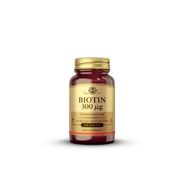 Solgar - Biotina 300 μg - 100 comprimidos