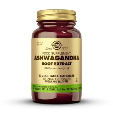 Solgar - Extracto de raíz de ashwagandha - 60 cápsulas vegetales