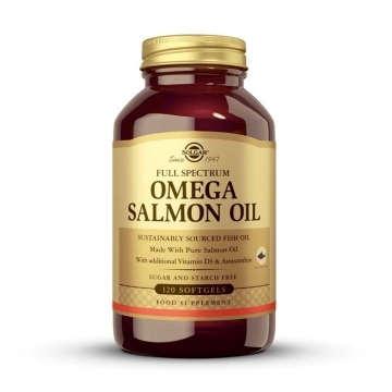 Solgar - Full Spectrum Omega Salmon Oil® - 120 cápsulas blandas